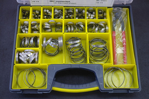 Oetiker Ear Clamps And Tools 오티커 이어 클램프 (호스밴드 &amp; 호스그립) 멀티세트 구성제품