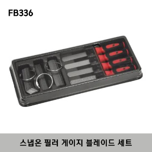 FB336 Feeler Gauge Blade Set (Red) 스냅온 필러 게이지 블레이드 세트 (레드)