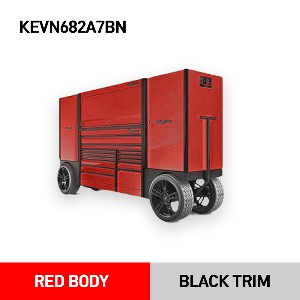 KEVN682A7BN Double-Bank EPIQ Utility Vehicle with SpeeDrawer, Red/Black (EUV) 스냅온 EPIQ 시리즈 스페셜 오더 컬러 레드/블랙 EUV 툴박스