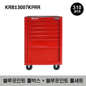 KRB13007KPRR Roll Cab, 7 Drawers, Red (Blue-Point®) 코리아서커스 기획상품 블루포인트 프로모션 툴세트 레드 (310 pcs)
